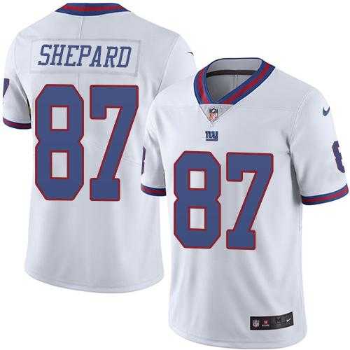 Nike Men & Women & Youth Giants 87 Sterling Shepard White Color Rush Limited Jersey,We sell and wholesale Nike Men & Women & Youth Giants 87 Sterling Shepard White Color Rush Limited Jersey on line form chian!